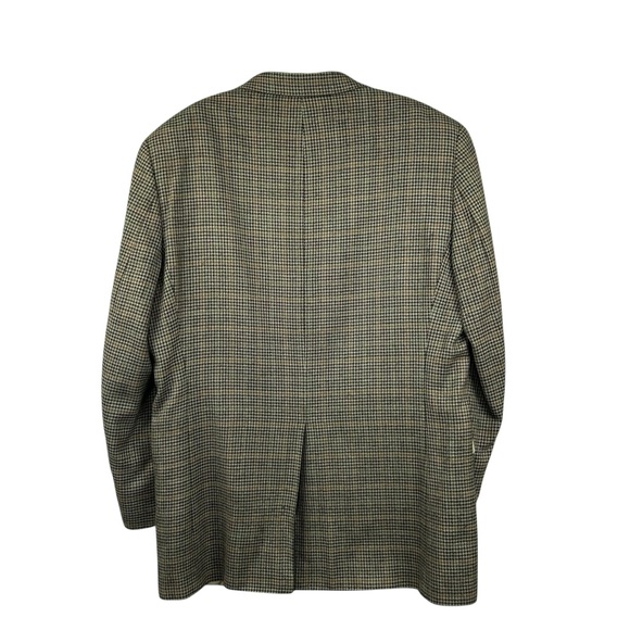 Lauren Ralph Lauren Lambswool Houndstooth Blazer 42L Sport Coat Jacket Preppy - Picture 12 of 16